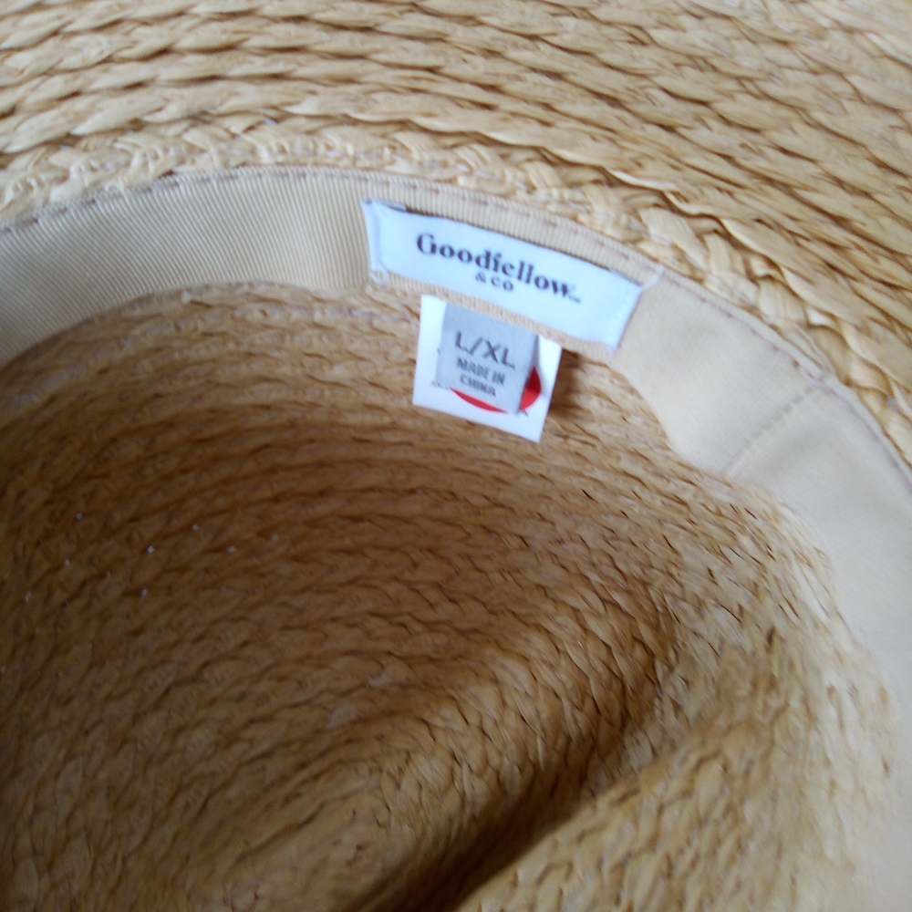 Goodfellow & Co Tan Straw Hat for Women SIZE L/XL - Picture 8 of 9